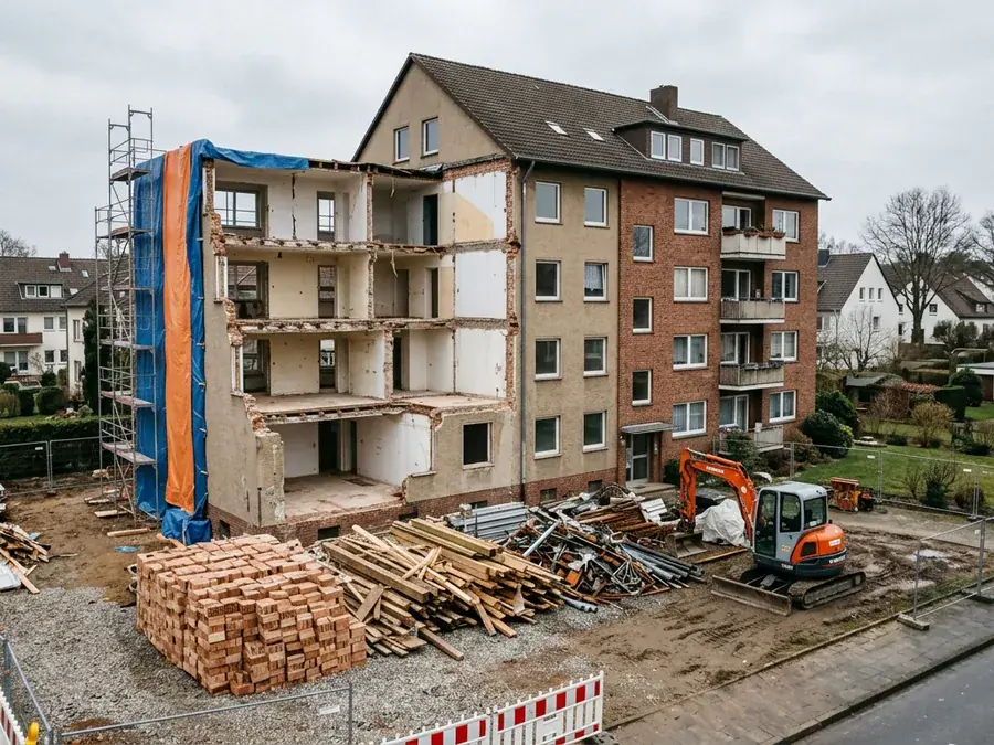 Rückbau in Berlin: selektiver Rückbau mit sortierten Materialien